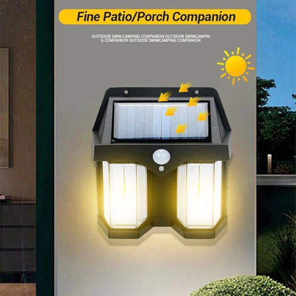 Solar Wall Light with Motion Sensor